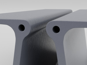 extruded table 2 Model 3D