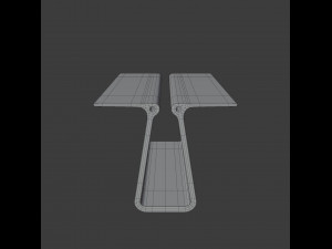 extruded table 2 Model 3D