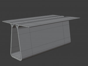 extruded table 2 Model 3D