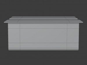 extruded table 2 Model 3D