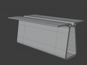 extruded table 2 Model 3D