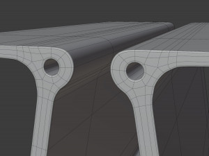 extruded table 2 Model 3D