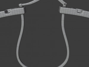 greca hoop earrings 3D 모델