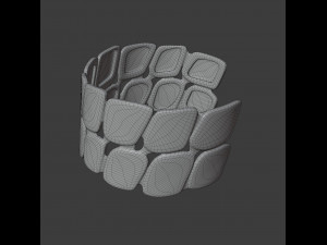 niloticus eclat bracelet 3D Model