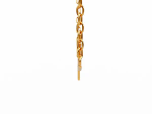 off-white logo necklace 3D Model