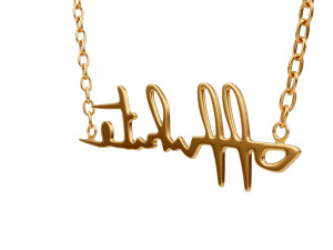 off-white logo necklace 3D-Modell