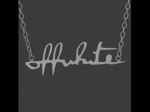 off-white logo necklace 3D-Modell