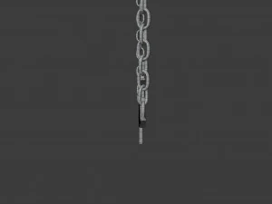 off-white logo necklace 3D Model