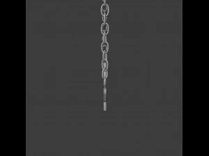 off-white logo necklace 3D Model
