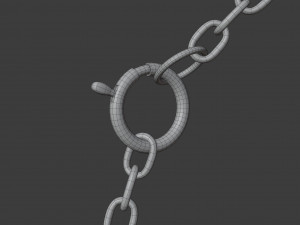 off-white logo necklace 3D-Modell