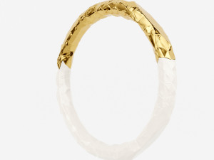 enamel and gold plated bangle Modelo 3D
