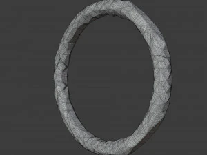 enamel and gold plated bangle 3D Model