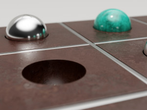 tic tac toe set 3D Model