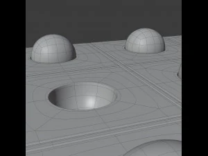 tic tac toe set 3D Model