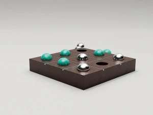tic tac toe set 3D Model