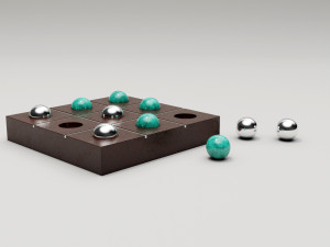 tic tac toe set 3D Model