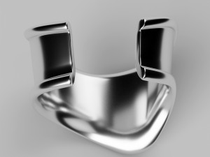 small bone cuff Modelo 3D