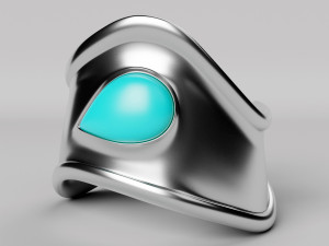 small bone cuff Modelo 3D