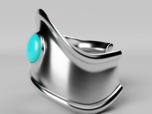 small bone cuff Modelo 3D