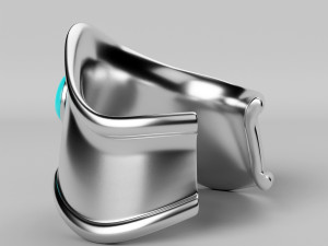 small bone cuff Modelo 3D