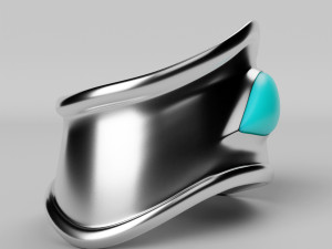 small bone cuff Modelo 3D