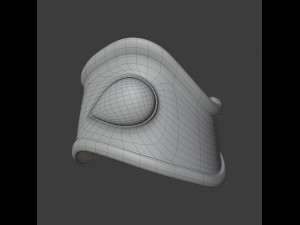 small bone cuff Modelo 3D