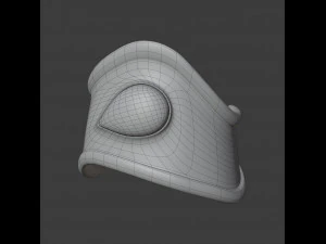 small bone cuff 3D Model
