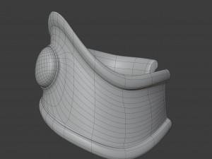 small bone cuff Modelo 3D