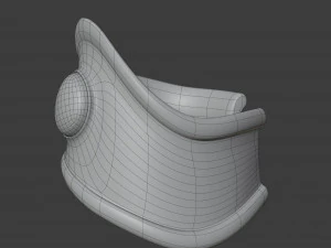 small bone cuff 3D Model