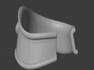 small bone cuff Modelo 3D