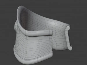small bone cuff 3D Model