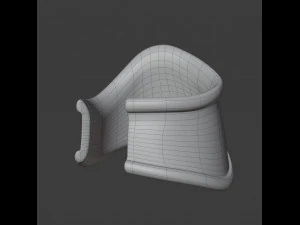 small bone cuff 3D Model