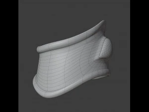 small bone cuff 3D Model