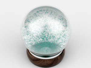 snow globe Model 3D