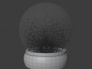 snow globe Model 3D
