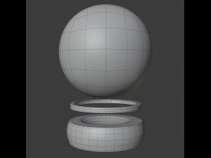 snow globe Model 3D