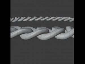 collar de cadena Modelo 3D