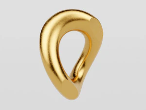 collar de cadena Modelo 3D