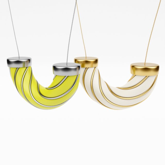 twisted necklace 3Dモデル .c4d .max .obj .3ds .fbx .stl .blend 