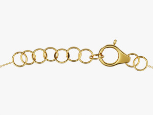 twisted necklace 3Dモデル
