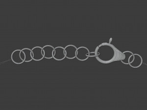 twisted necklace 3Dモデル