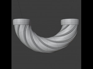 twisted necklace 3Dモデル