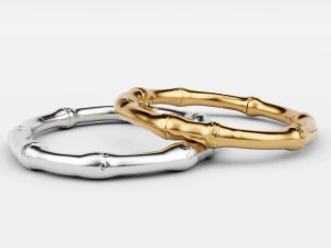 Bambus-Halskette 3D Modell