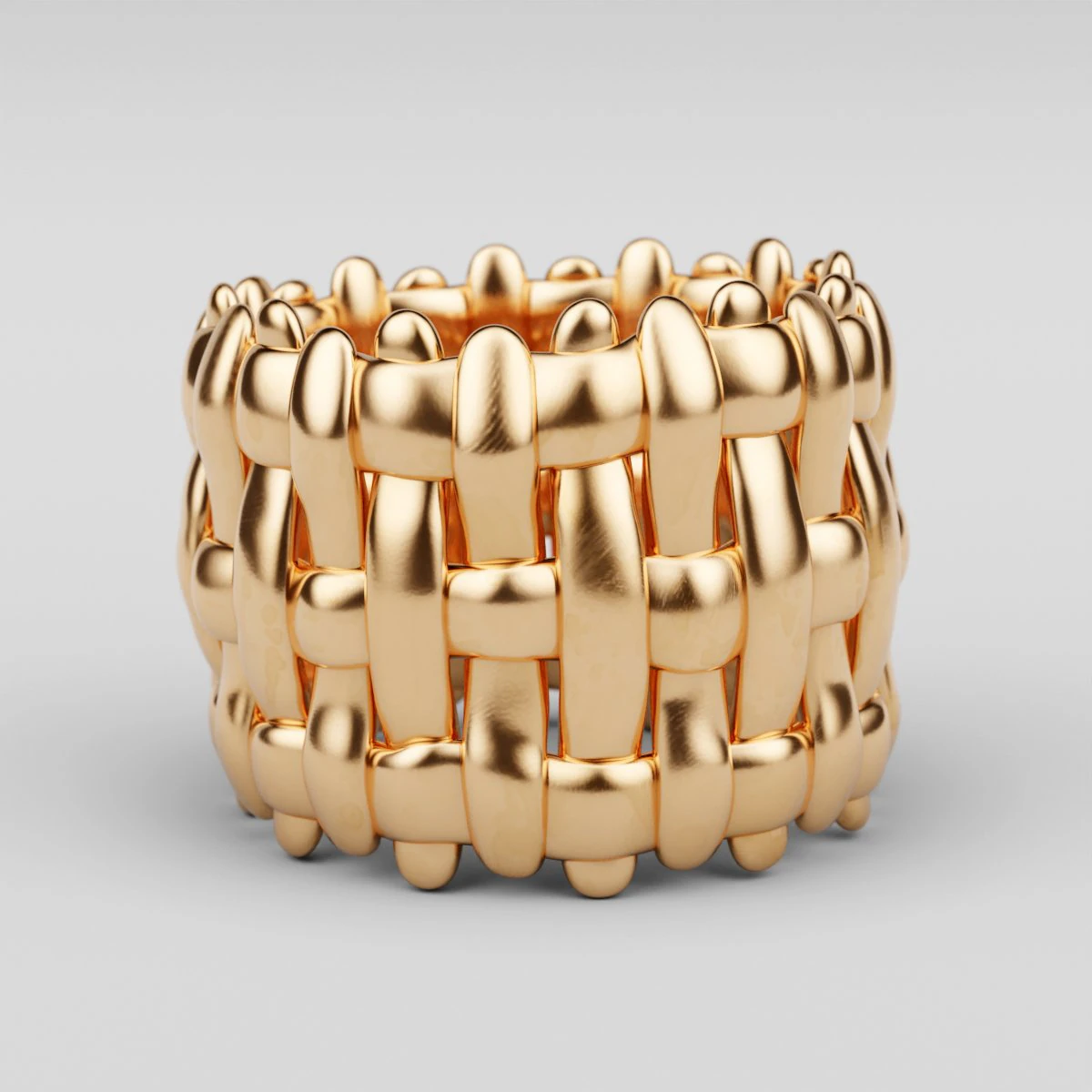 intrecciato ring 3D Model .c4d .max .obj .3ds .fbx .stl .blend 