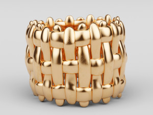 intrecciato ring 3D Model