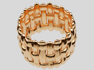 intrecciato ring Modèle 3D