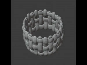 intrecciato ring 3D Model