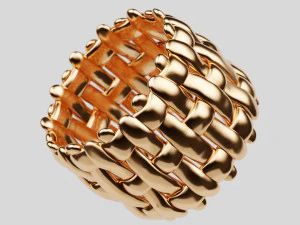 intrecciato ring 3D Model