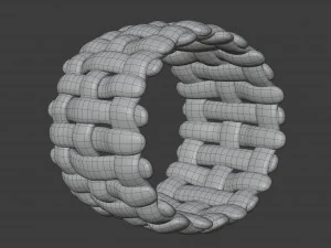 intrecciato ring 3D Model