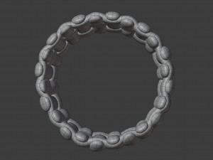 intrecciato ring Modèle 3D